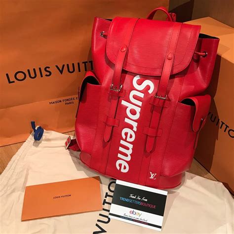 supreme louis vuitton bag ebay|louis vuitton x supreme cartera.